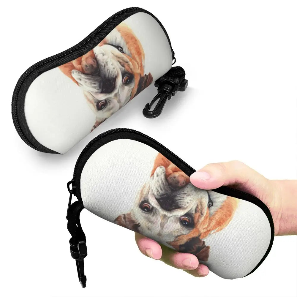 English Bulldog Eyeglasses Cases