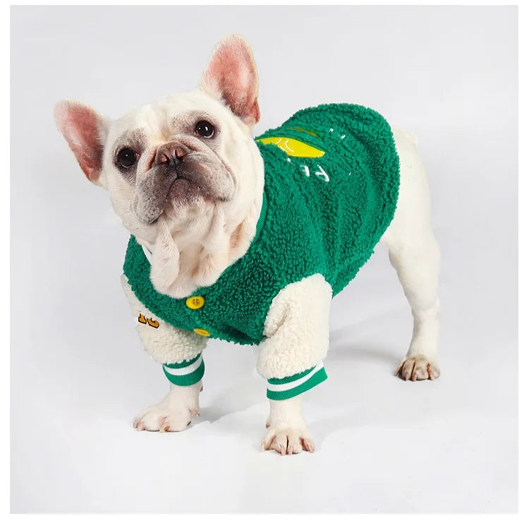 Baseball Jacket For French Bulldog