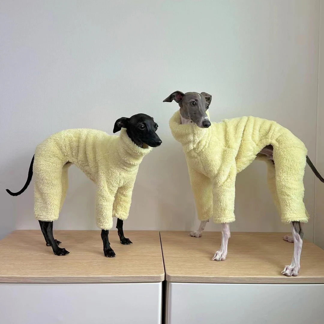 Whippet Greyhound Fleece Sweater