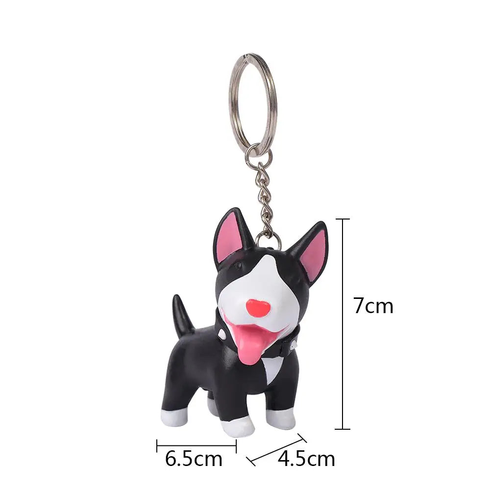 Bull Terrier Doll Keychain