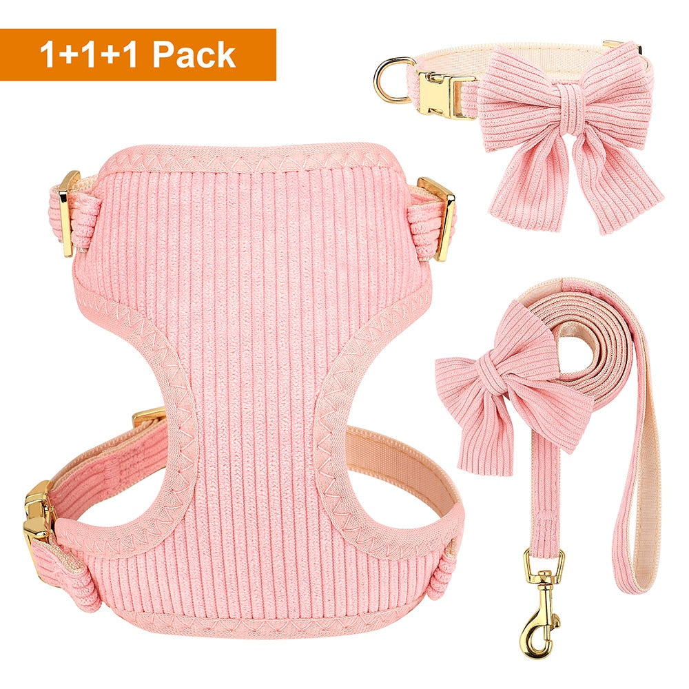 Small & Medium Dog Harness & Leash Set