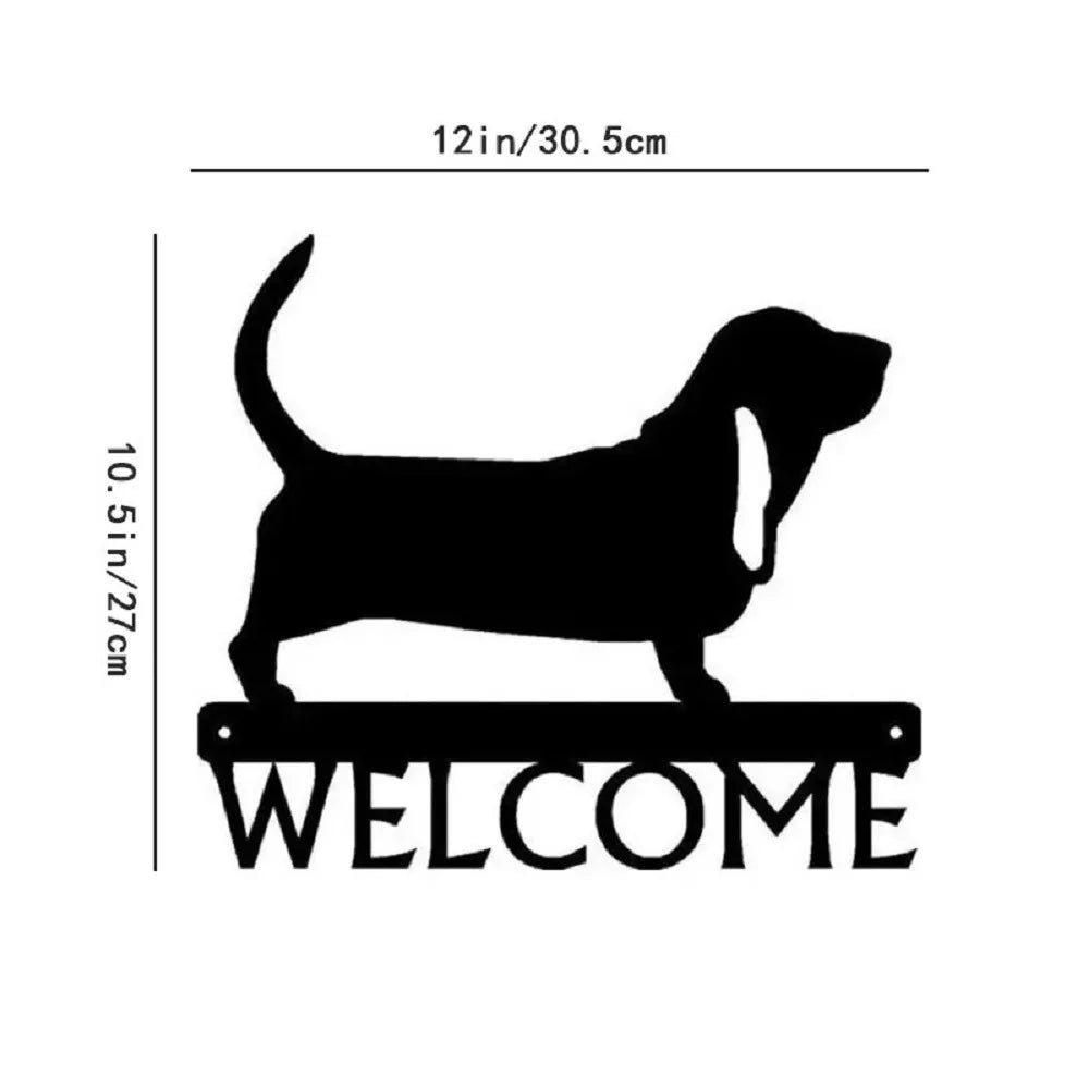 Basset Hound Welcome Home Decor