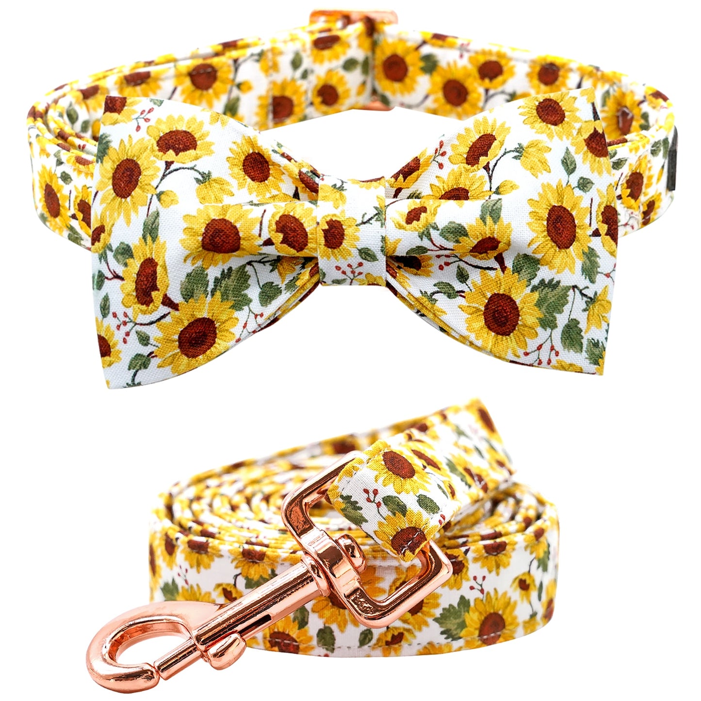 Floral Collar Bows Leash