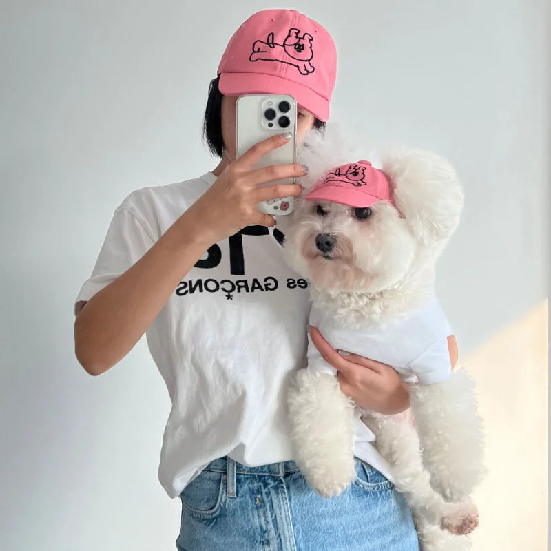 Dog Embroidery Hat