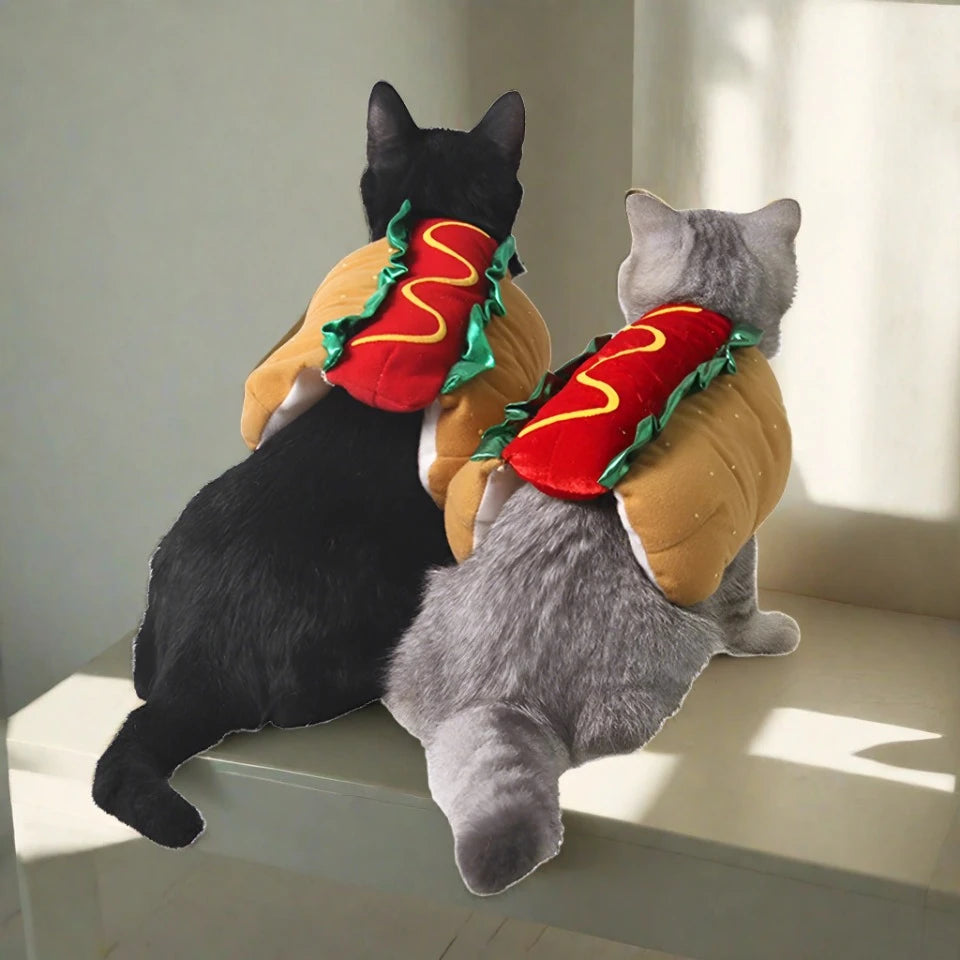 Funny Pet Hot Dog Costume