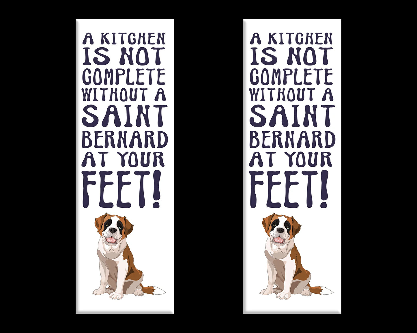 Saint Bernard Home Kitchen Fridge Magnets