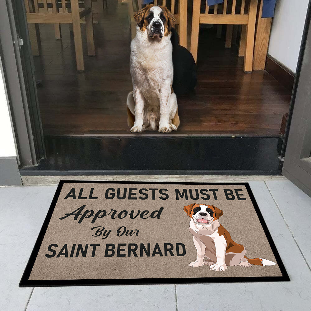 Approved By Saint Bernard Doormat