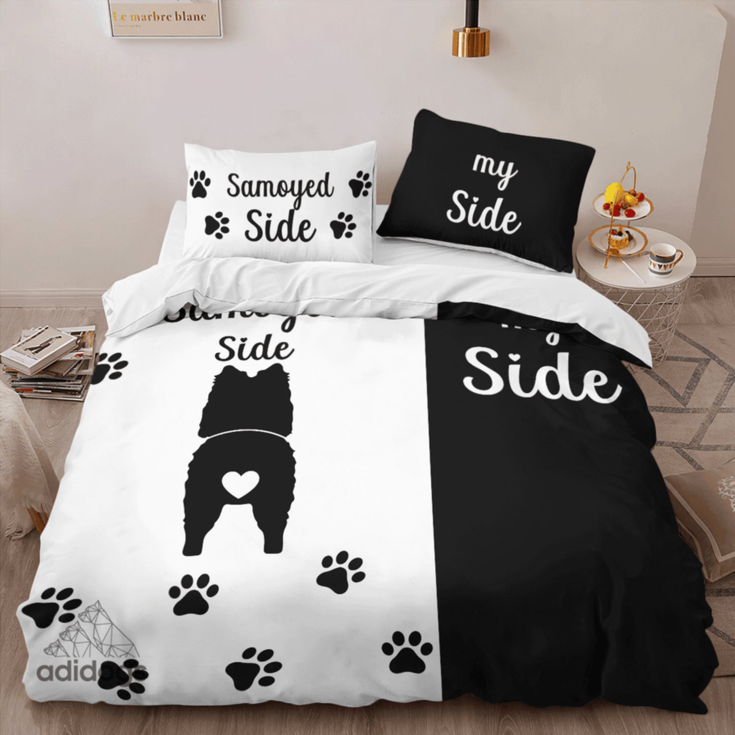 Samoyed Side Bedding Set