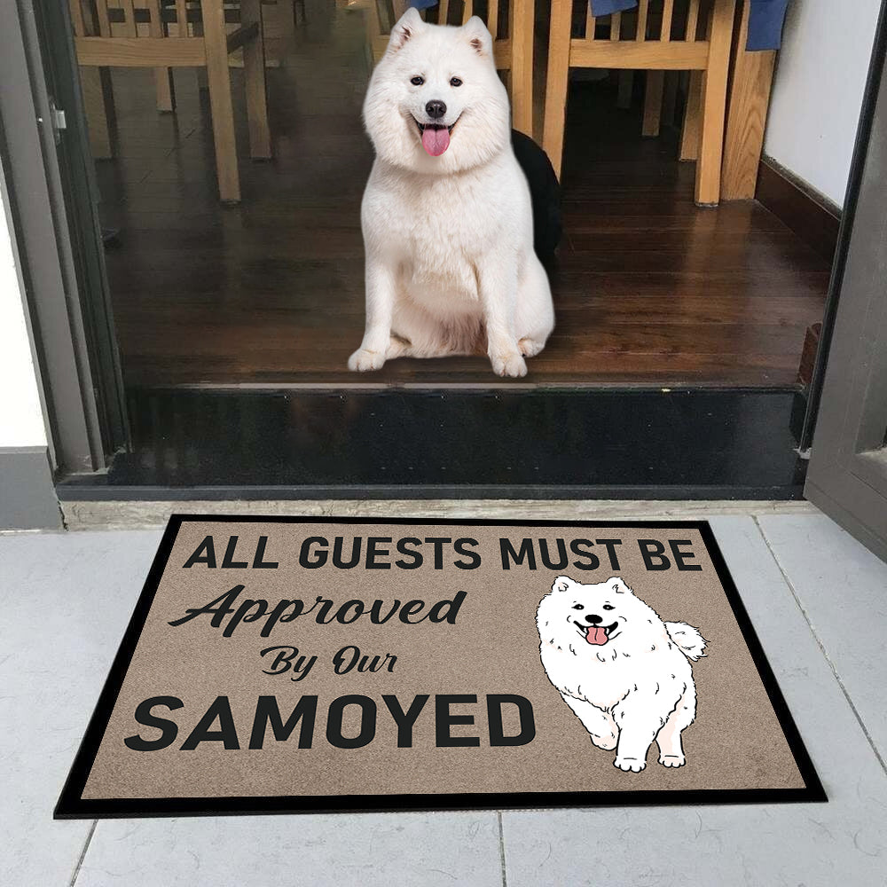 Approved By Samoyed Doormat