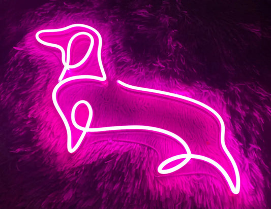 Dachshund Led Sign Decor