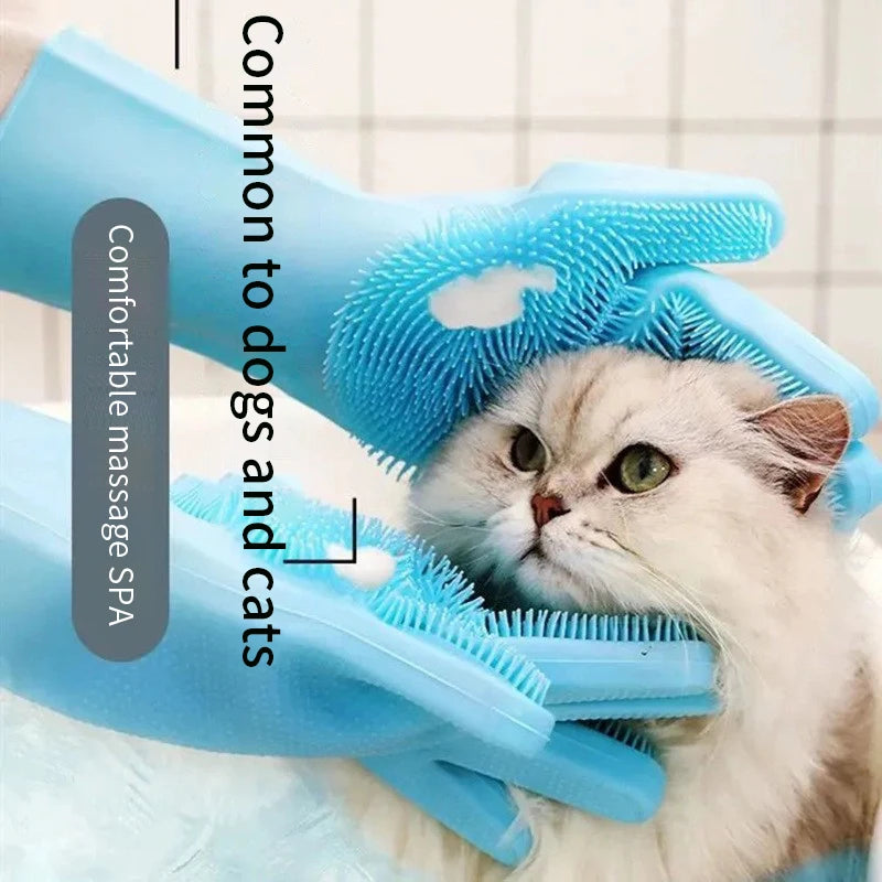 Pet Grooming Cleaning Gloves