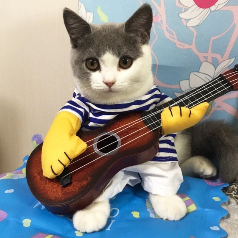 Guitarist Dog Halloween Costume