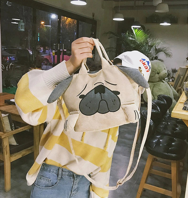 Cute Pug Shoulder Bag