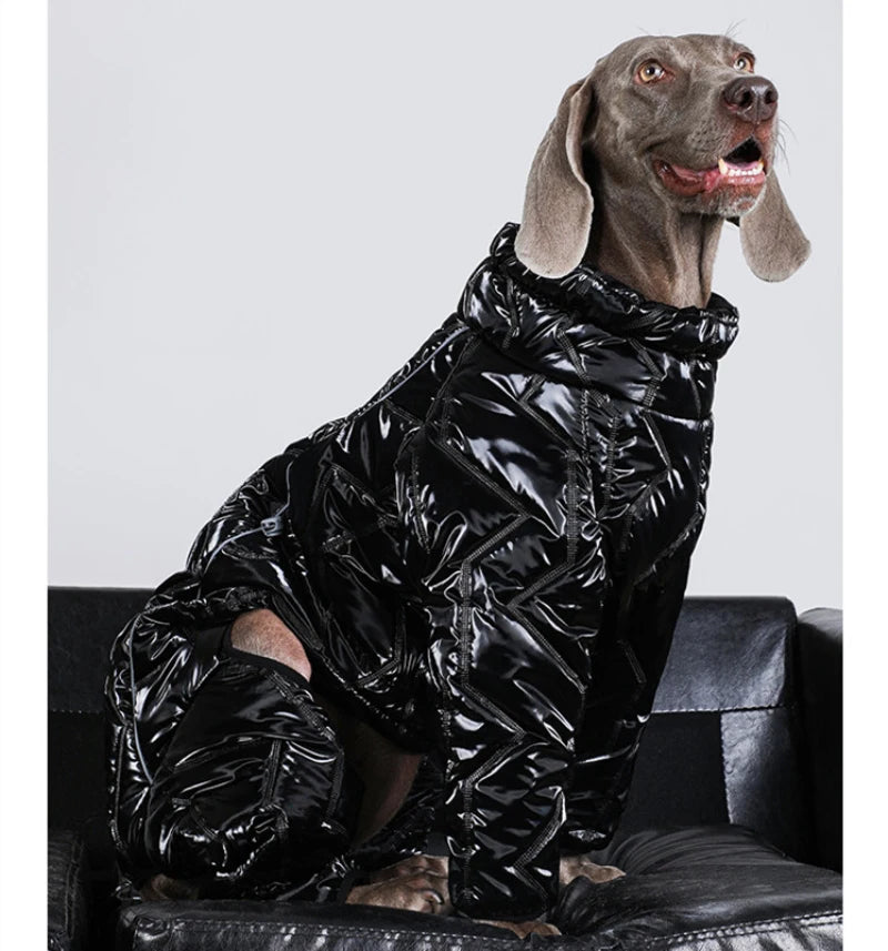 Weimaraner Thicken Warm Jumpsuit