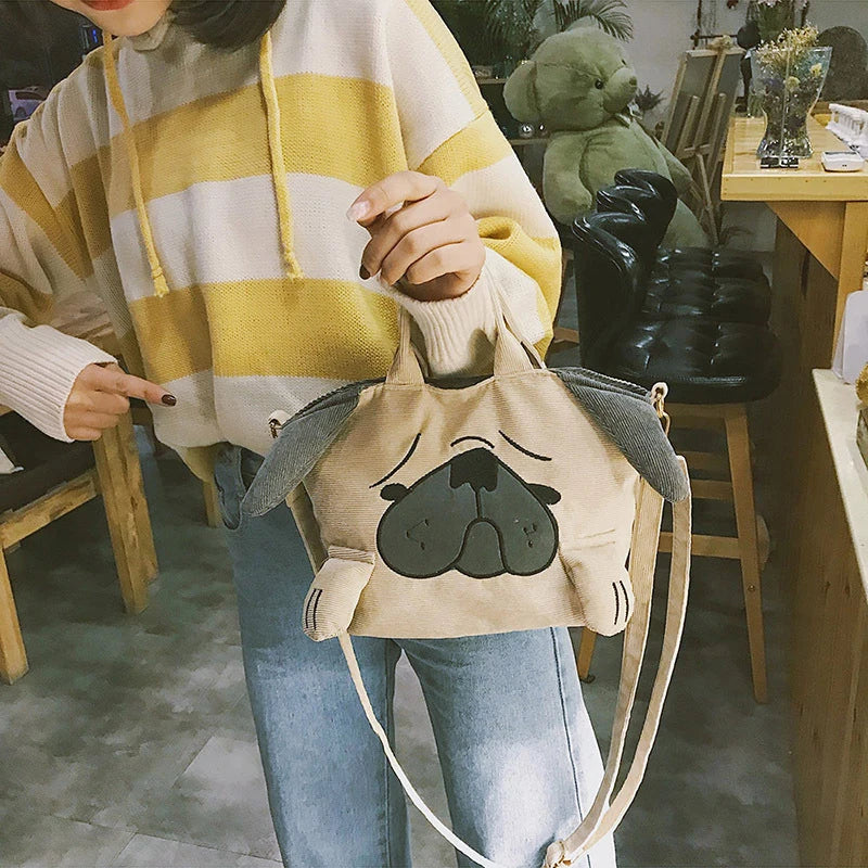 Cute Pug Shoulder Bag