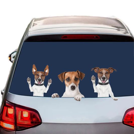 Funny Jack Russell Car Decal