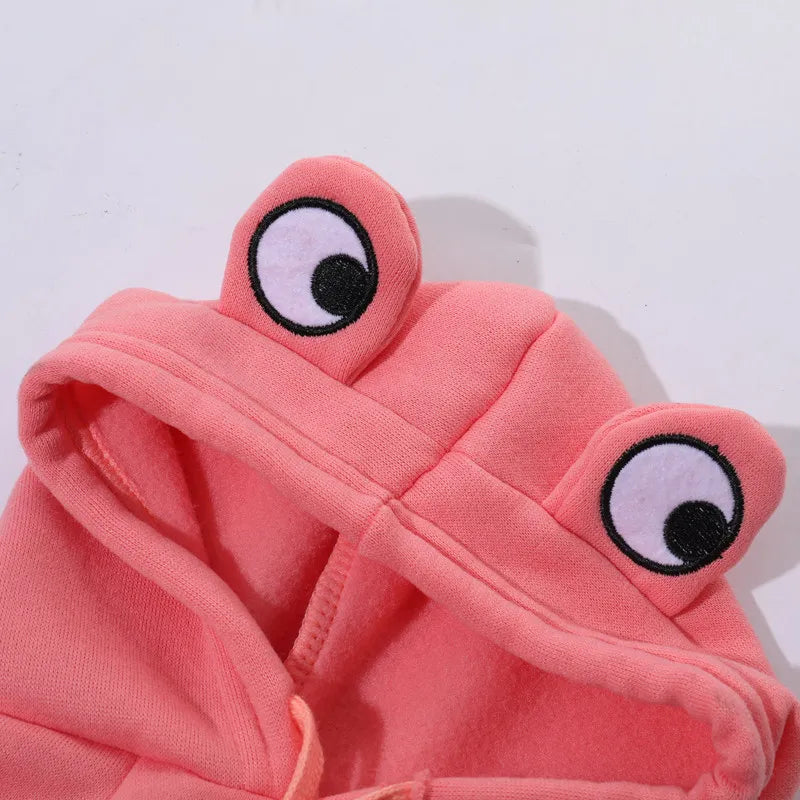 Chihuahua Autumn Winter Frog Hoodie Costume