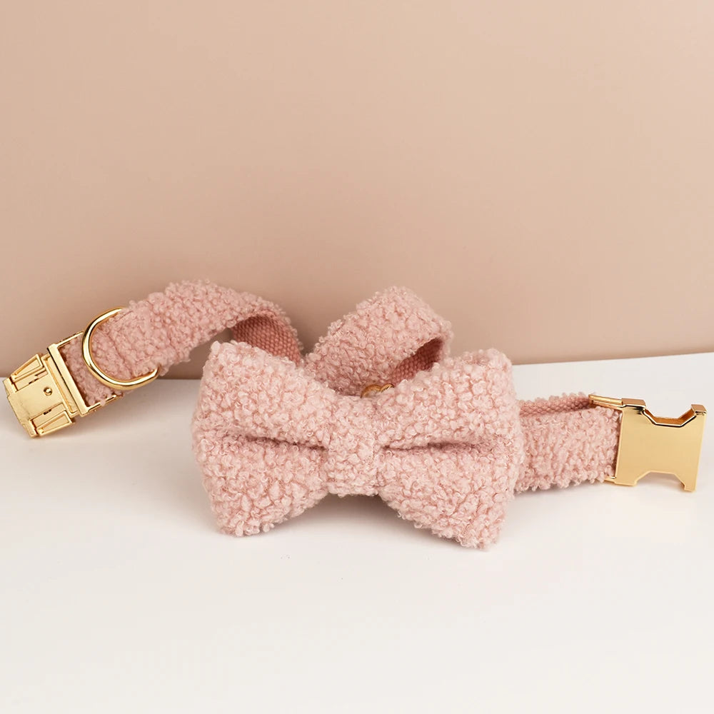 Luxury Custom Dog Bow Collars