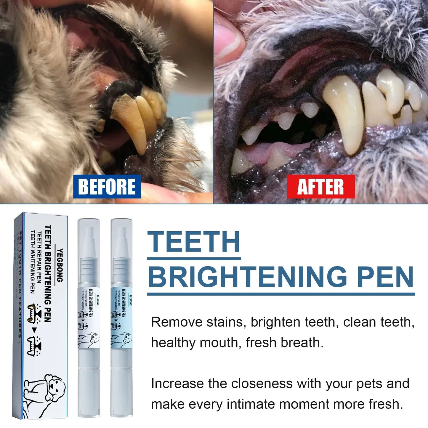 Pet Teeth Whitening Tartar Remover