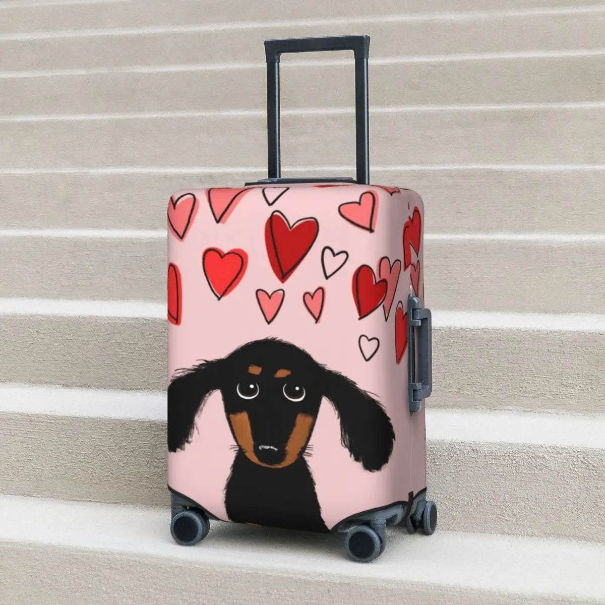 Cute Dachshund Suitcase Case