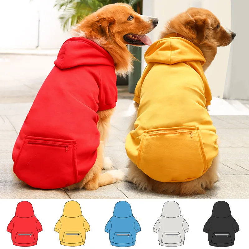 Golden Retriever Solid Winter Hoodies