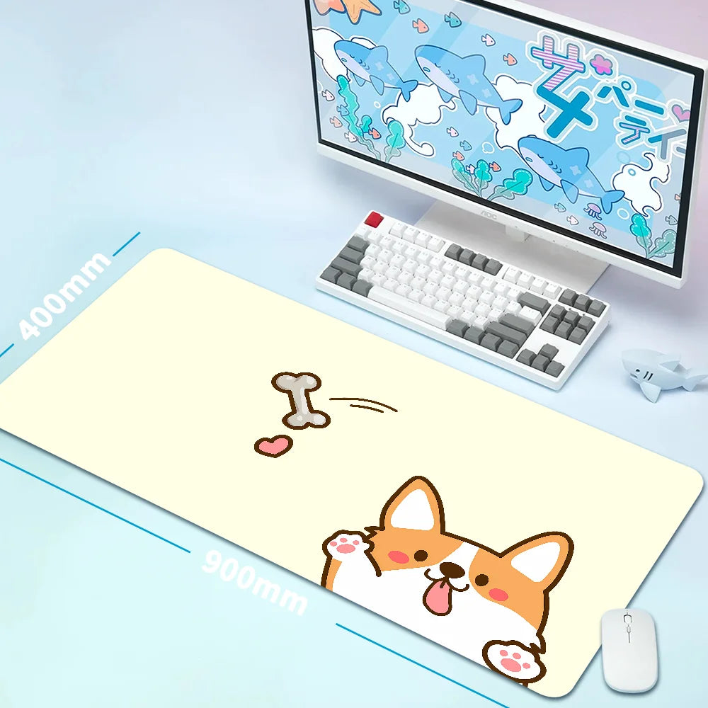 Corgi Gamer Mousepads