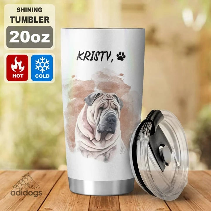 Shar pei Dear Mommy Tumbler