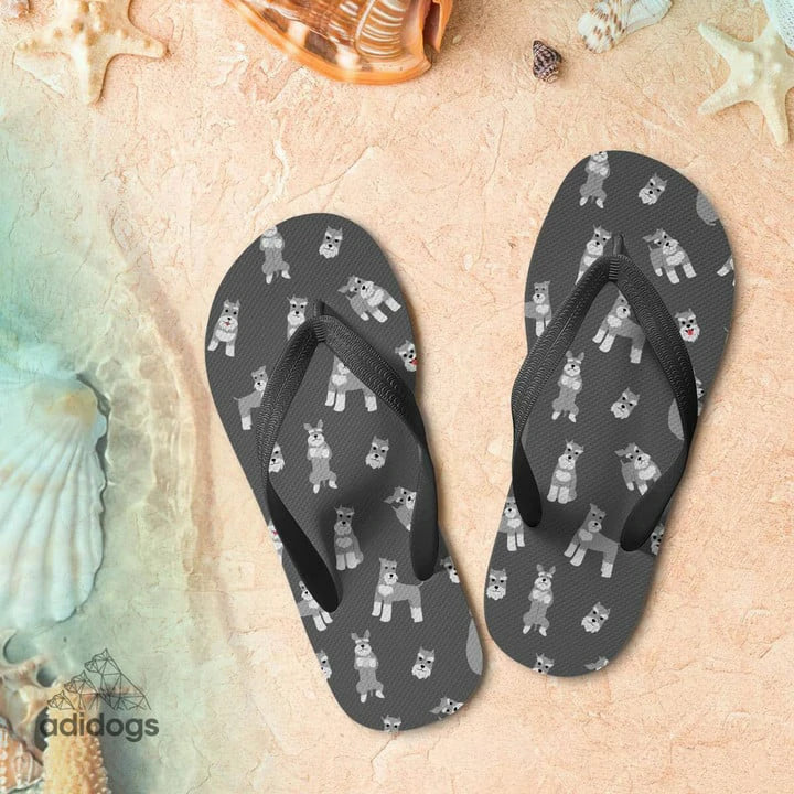 Schnauzer Lovers Flip Flops