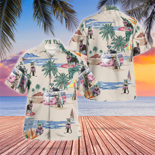 Schnauzer Beach Hawaii Shirts