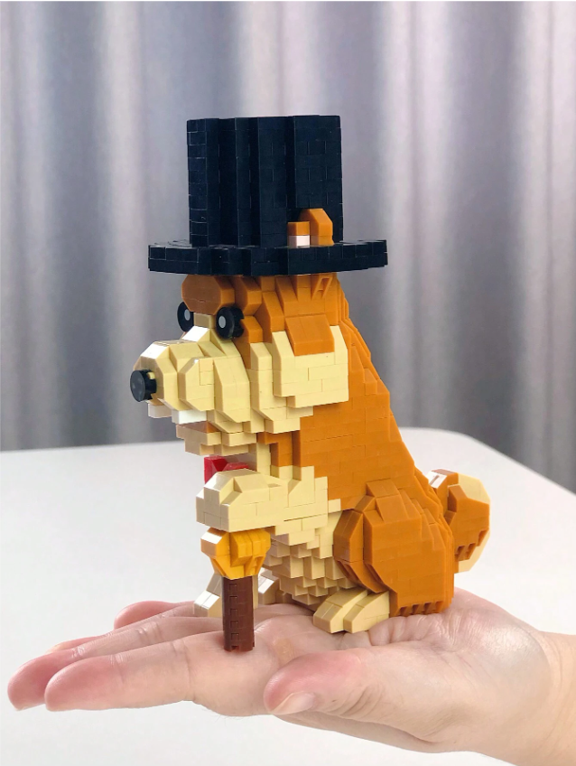 DIY Shiba Inu Block Toys