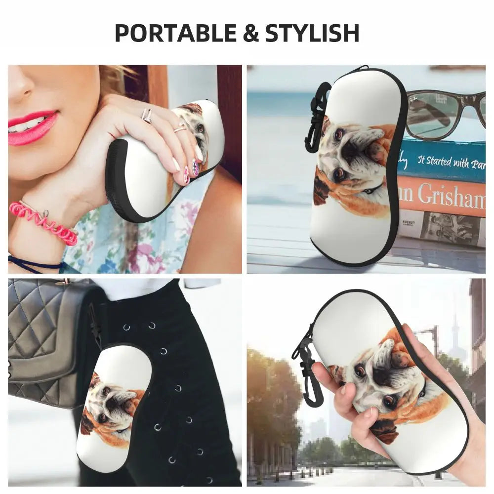 English Bulldog Eyeglasses Cases