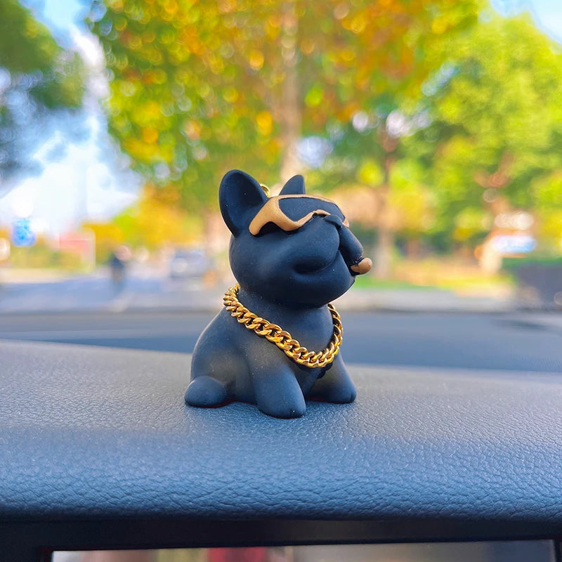 French Bulldog Car Interior Decor