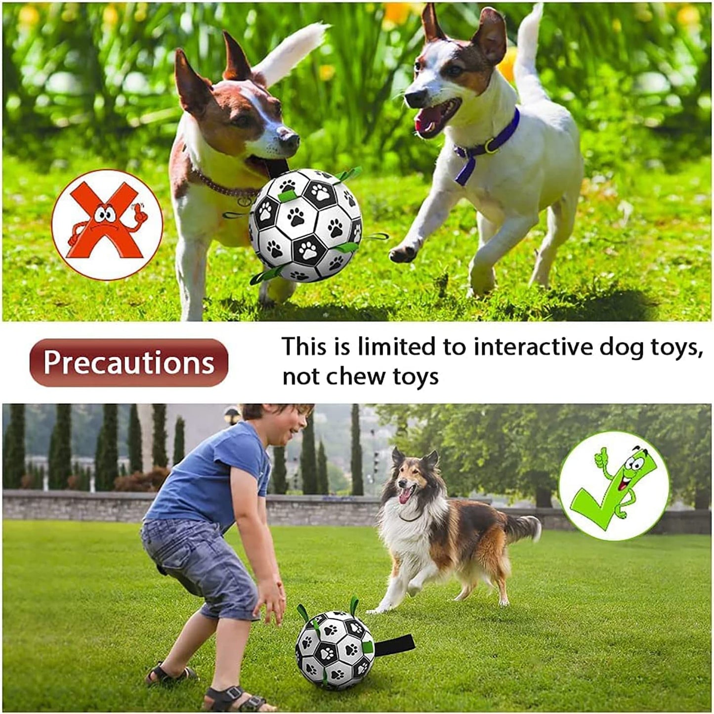 Interactive Dog Football Toy