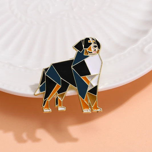 Bernese Origami Brooch Pin