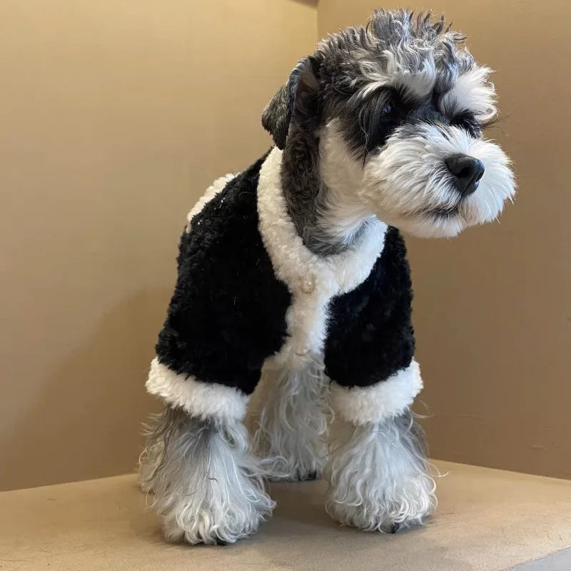 Schnauzer Winter Plush Coat