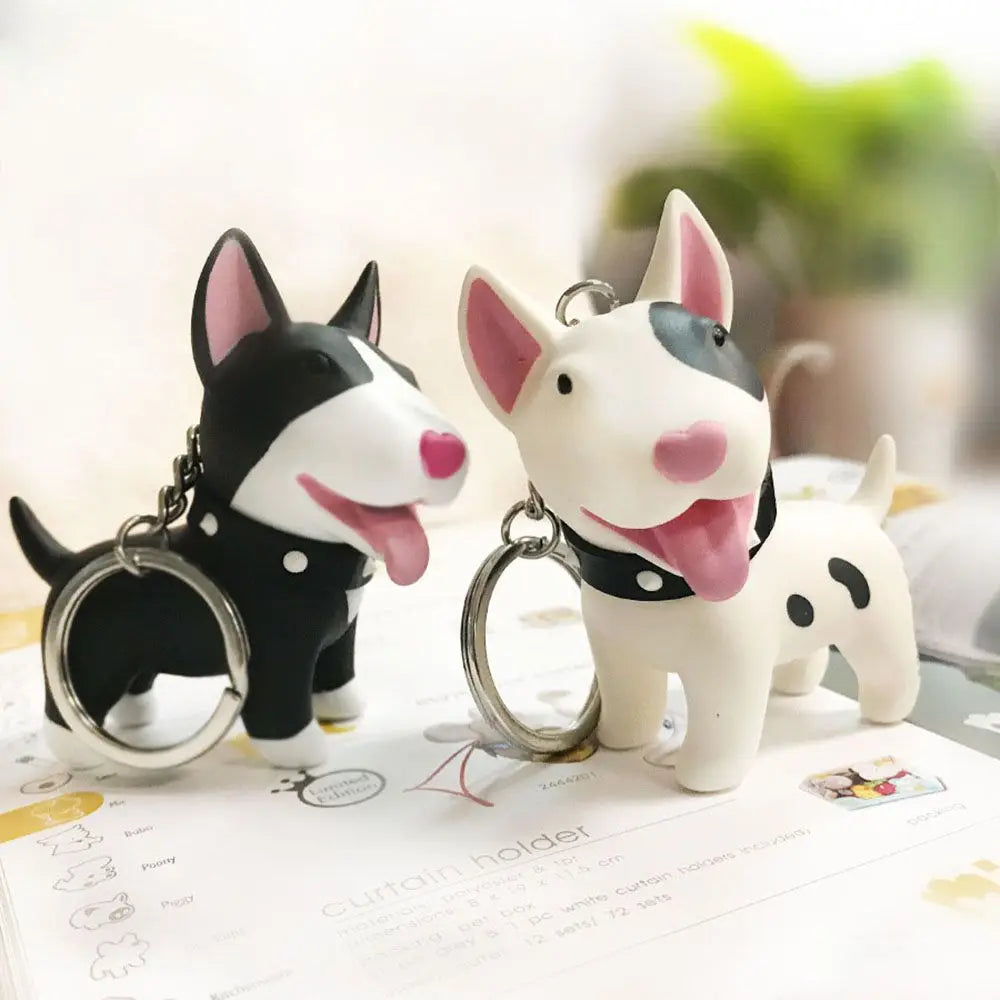 Bull Terrier Doll Keychain