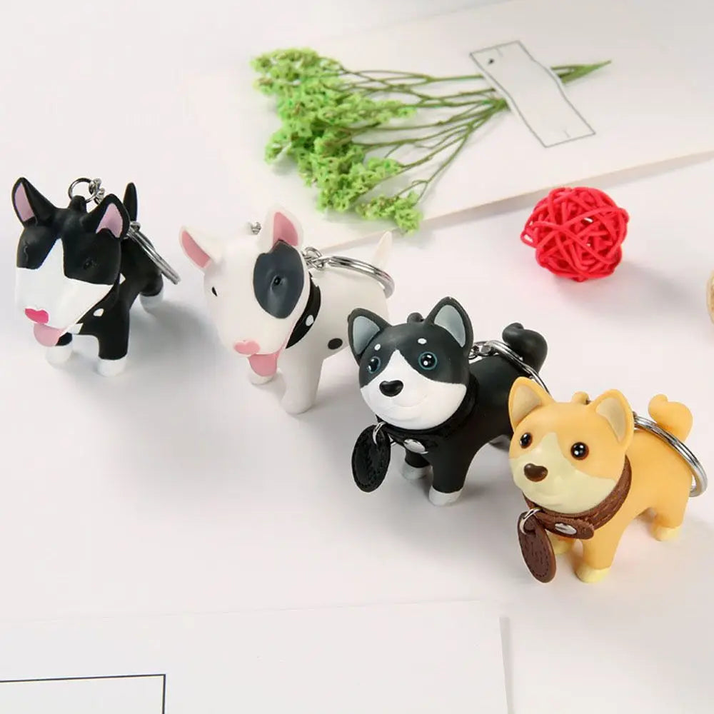 Bull Terrier Doll Keychain