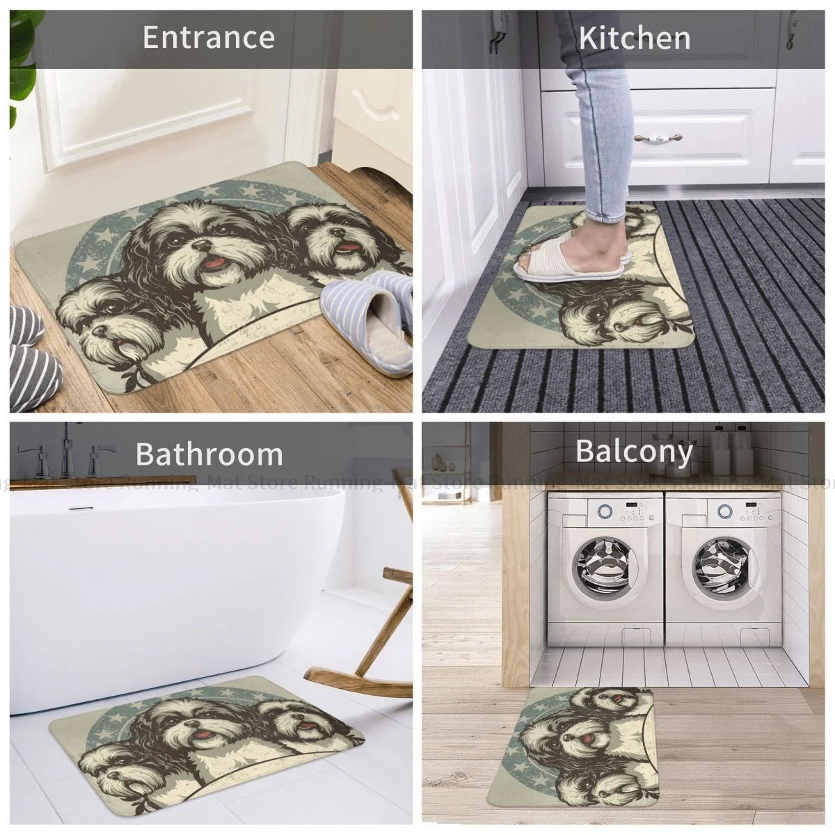 Shih Tzu Lover Non-Slip Doormat