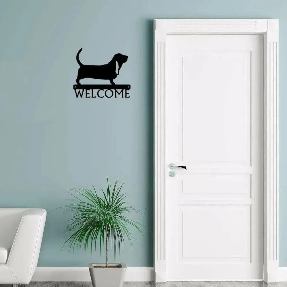 Basset Hound Welcome Home Decor