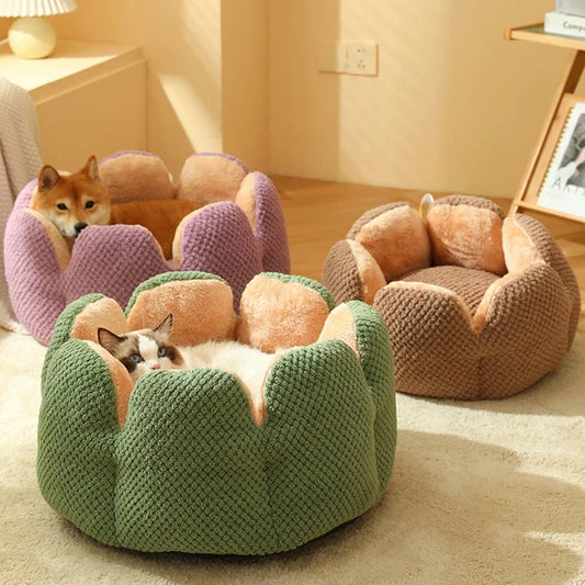 Floral Shape Pet Bed