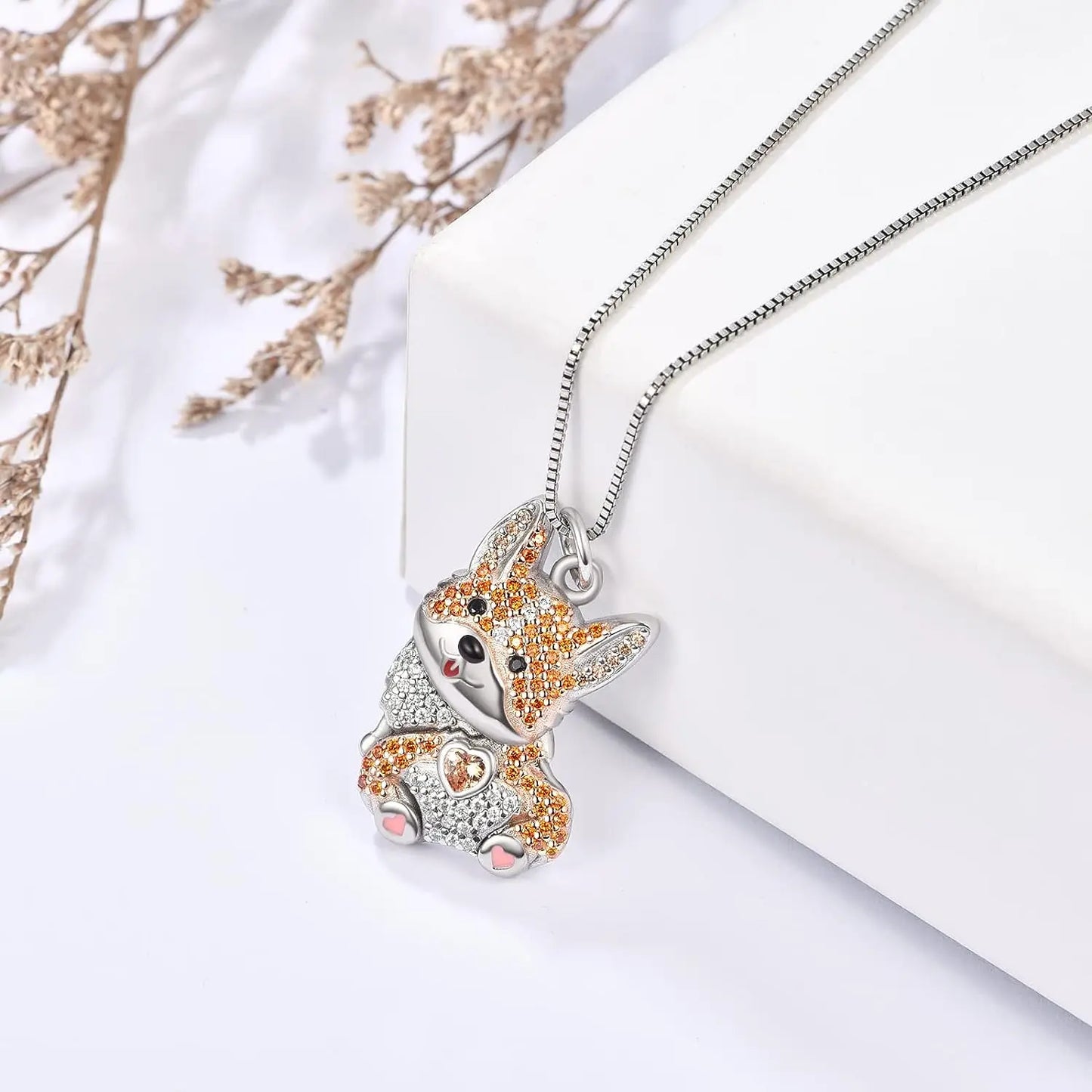 Exquisite Corgi Pendant Necklace