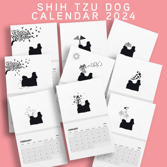 Shih Tzu Calendar 2024