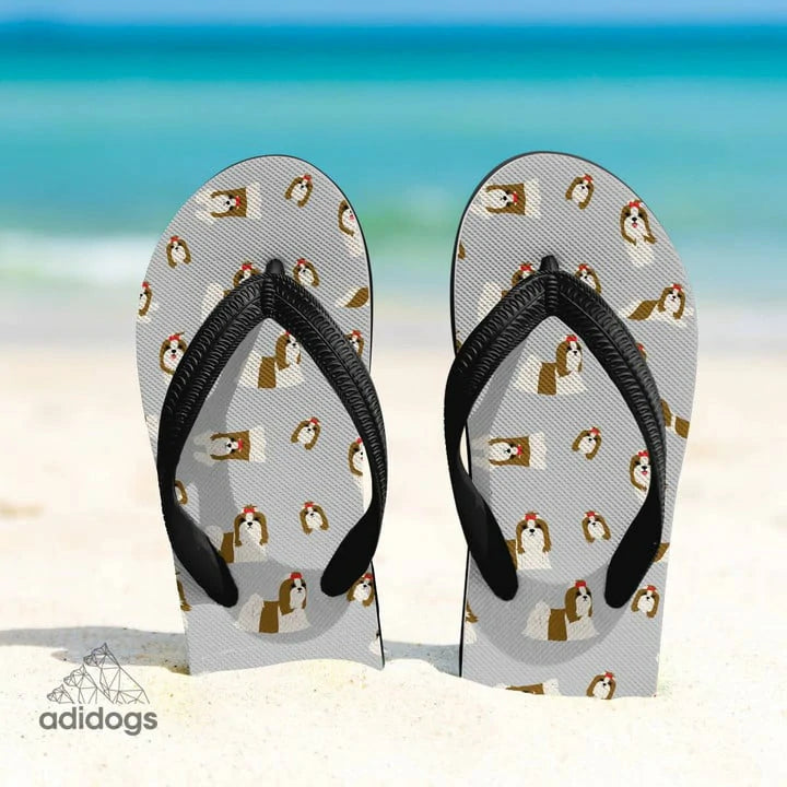 Shih Tzu Lovers Flip Flops