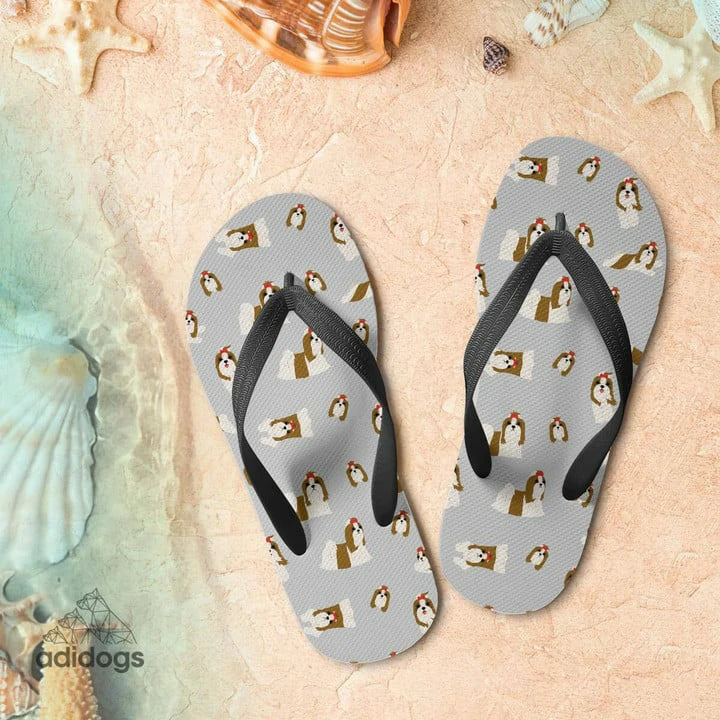 Shih Tzu Lovers Flip Flops