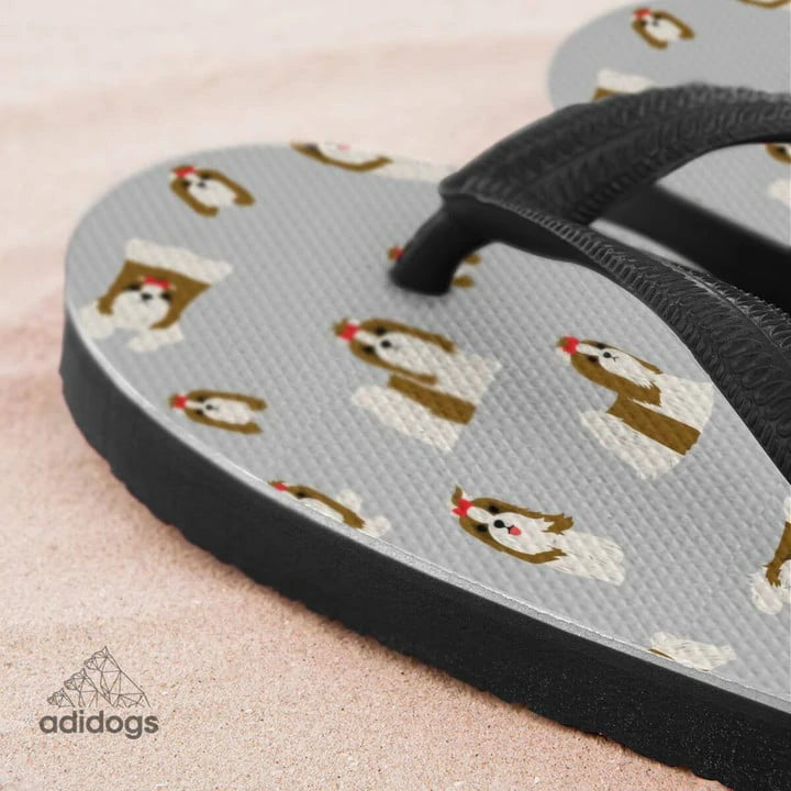 Shih Tzu Lovers Flip Flops