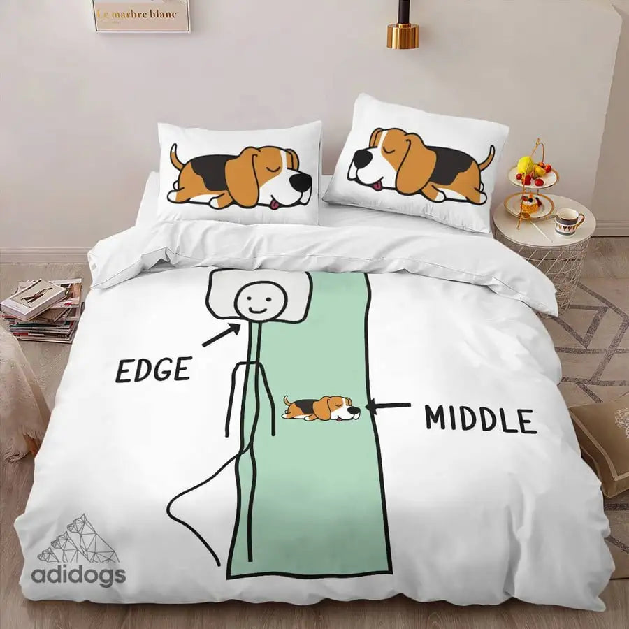 Sleeps With a Beagle Bedding Set