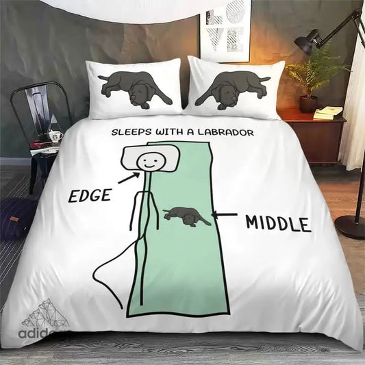 Sleeps With a Labrador Bedding Set