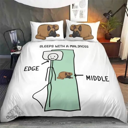 Sleeps With a Malinois Bedding Set