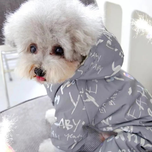 Reflective Maltese Winter Jumpsuits