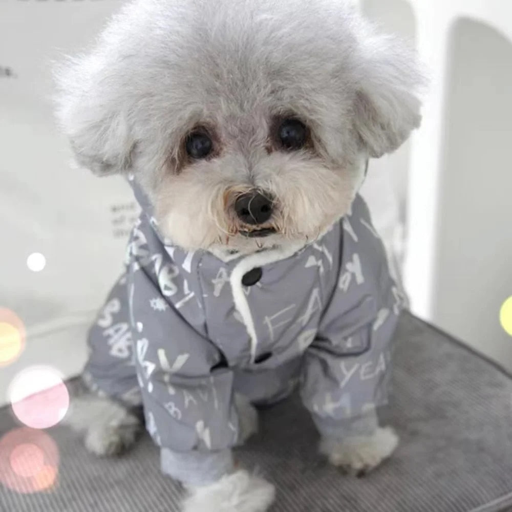 Reflective Maltese Winter Jumpsuits